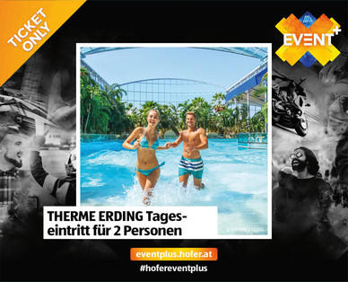 THERME ERDING Tageseintritt für 2 Personen
