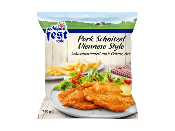 Viennese Style Pork Schnitzel