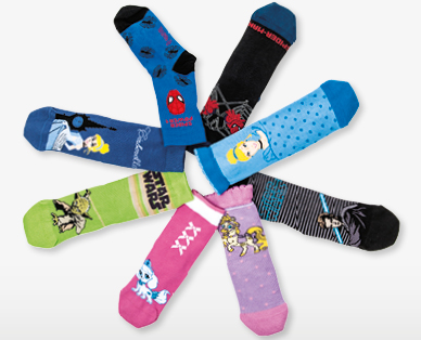 Calzini per bambini PALACE PETS/STAR WARSTM/PRINCESS/SPIDER-MAN/CARS/MINNIE MOUSE