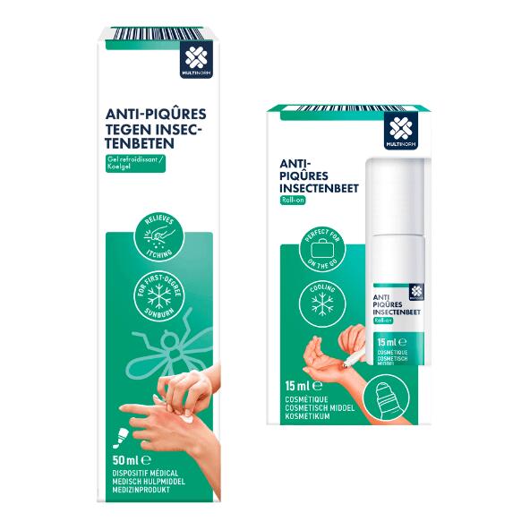Multinorm(R) 				Gel ou roll-on pour les piqûres d'insectes