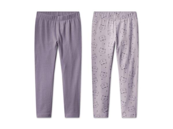 Kleinkinder Leggings, 2 Stück