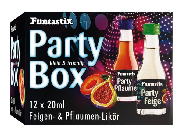 FUNTASTIX Party Box Mix Feigen- & Pflaumen-Likör