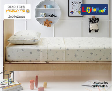 Flannelette Fitted Sheet Set – King Single Size