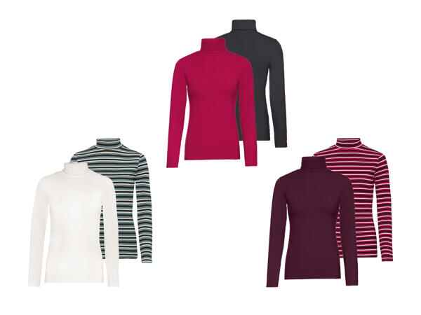 Sous-pulls à col roulé, lot de 2