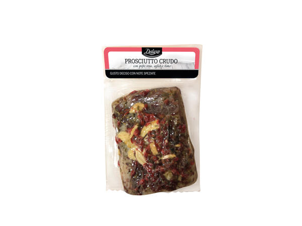 Raw Ham with Herbs Pepper