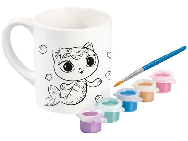 Paint your Mug Set or Charm Bracelets Set "Frozen, Stitch, Paw Patrol, Gabby's Dollhouse"
