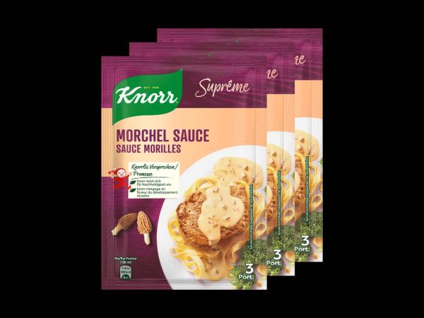 Sauce aux morilles Knorr, pack de 3