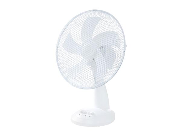 White Desk Fan
