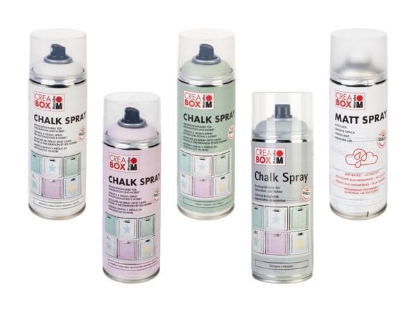Spray façon craie/​vernis mat