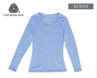 Women's Merino Scoop or Boat Neck Top