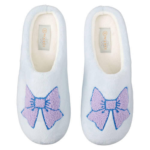 Ladies Novelty Slippers - Bow, 7