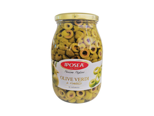 Sliced Green Olives