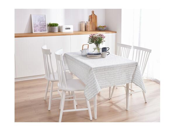 Livarno Home Grey Patterned Tablecloth