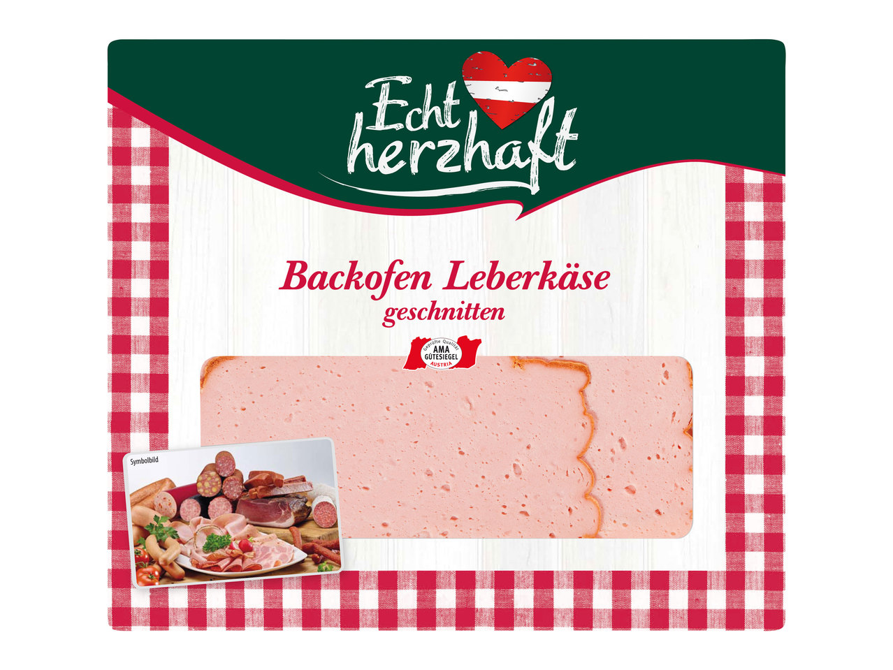 ECHT HERZHAFT Backofen-Leberkäse