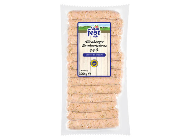 Nürnberger Rostbratwürste PGI