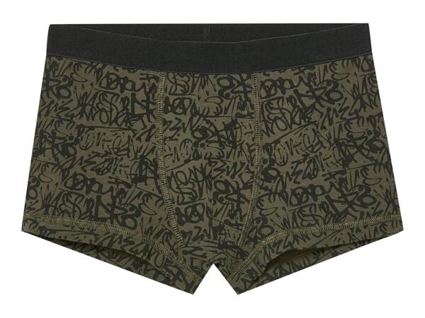 Esmara Boys' Green Cotton Rich Boxers - 3 Pack