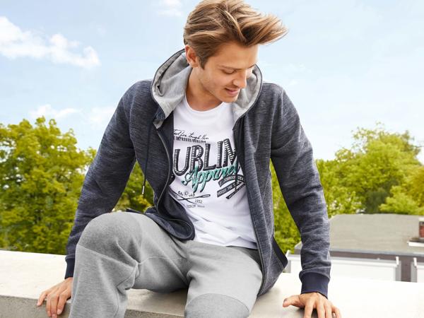Men's Zip Through Hoodie