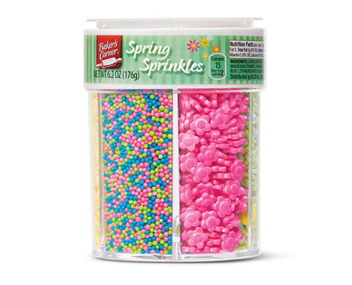 Baker's Corner 6-in-1 Spring Sprinkles Jar