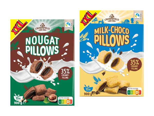 Nougat pillows, Milk-choco pillows XXL