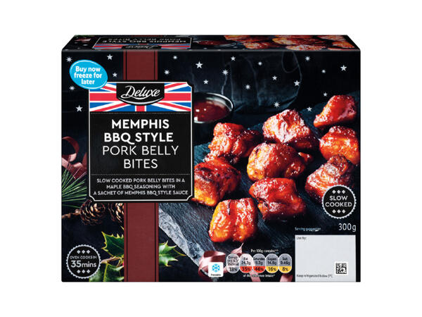 Deluxe Memphis BBQ Style Pork Belly Bites