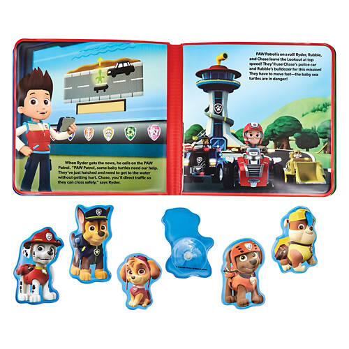 Waterproof Bath Time Book & Play Set - Paw Patrol