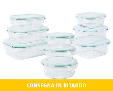 CROFTON(R)
SET DI CONTENITORI SALVAFRESCHEZZA IN VETRO, 3 PEZZI