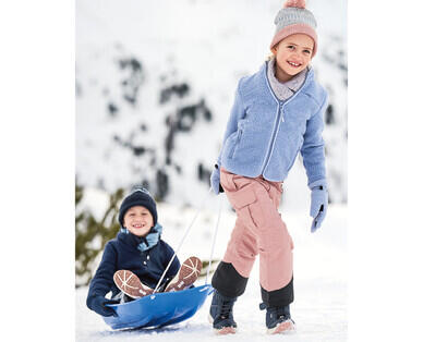 Children's Sherpa Fleece Jacket - Navy or Lilac
