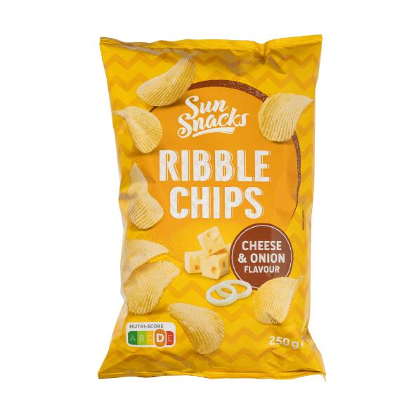 SUN SNACKS 				Ribbelchips