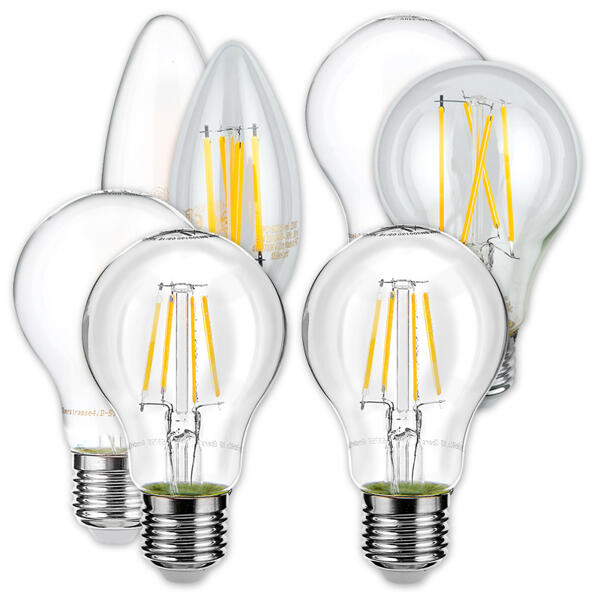 LED-Filament-Leuchtmittel-Set 320°