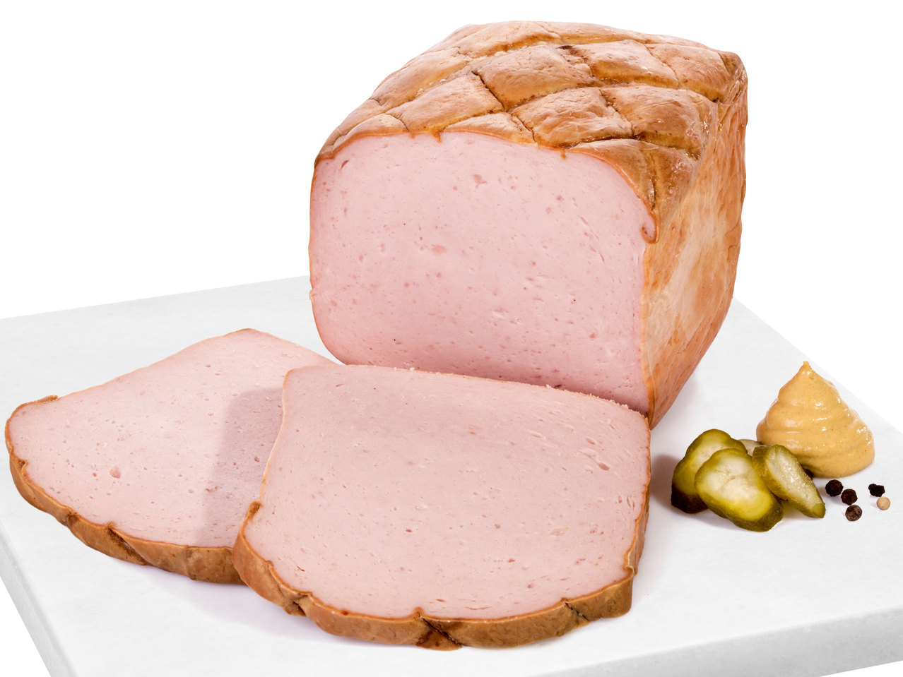 ECHT HERZHAFT Leberkäse mit Backkruste