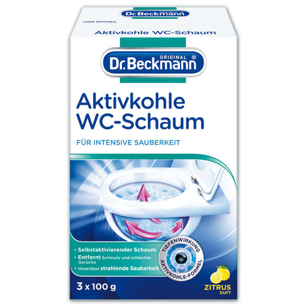 Aktivkohle WC-Schaum