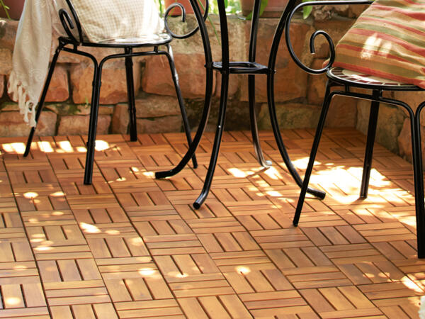 Piastrelle in legno, 10 pezzi