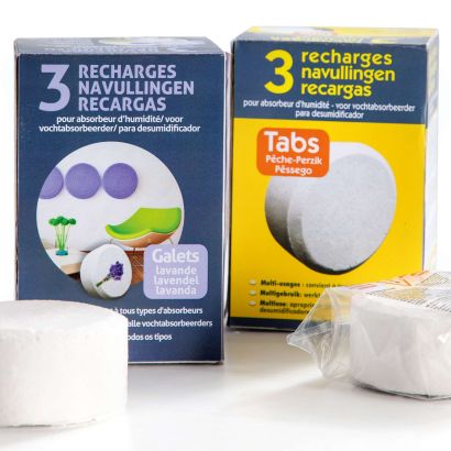 Navultabs voor vochtopnemer, 3 st.