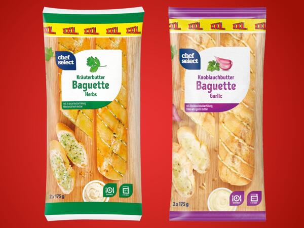 Kräuter/​Knoblauch Baguettes