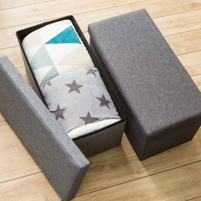 Banc avec bac de rangement