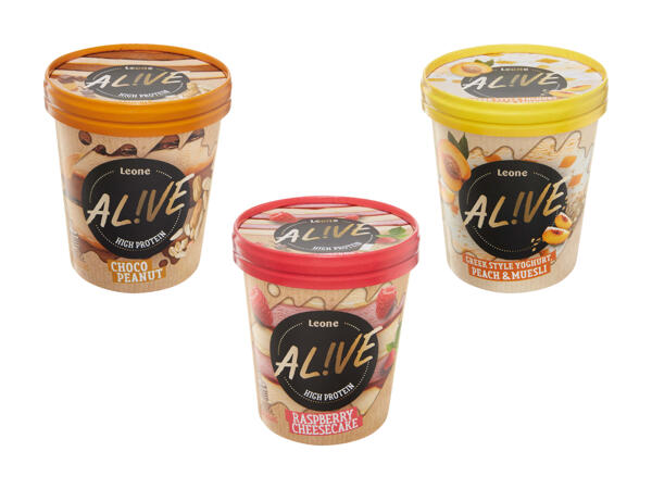 Glace protéinée Leone Alive