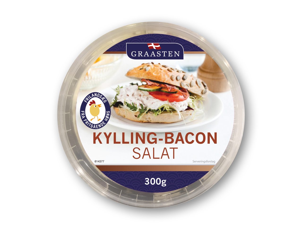 GRAASTEN Hønsesalat eller kylling-baconsalat