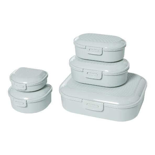 HOME CREATION KITCHEN(R) 				Ensemble de boîtes fraîcheur, 5 pcs
