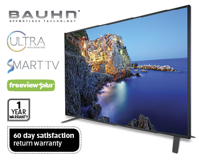 Black Series 65" 4K Freeview Ultra HD LED Smart TV