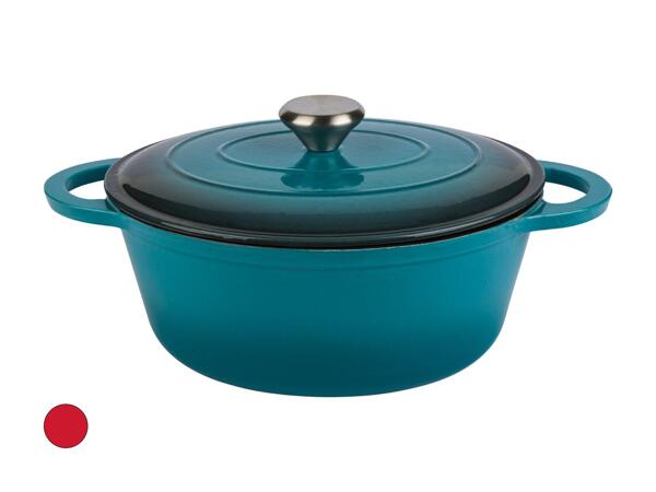 Cocotte en fonte laquée