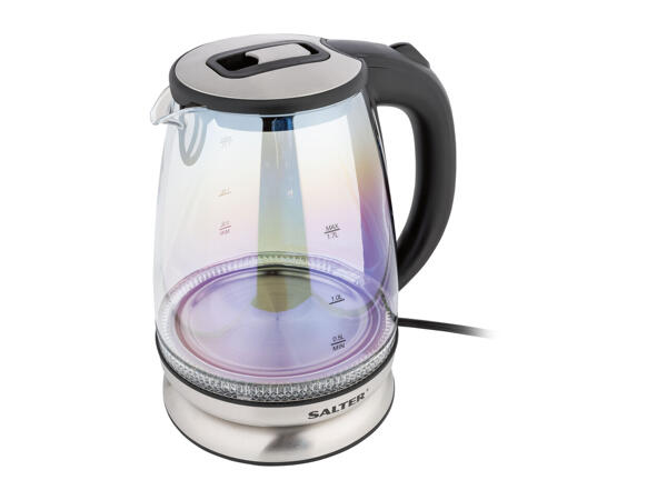 Salter Iridescent Glass Kettle