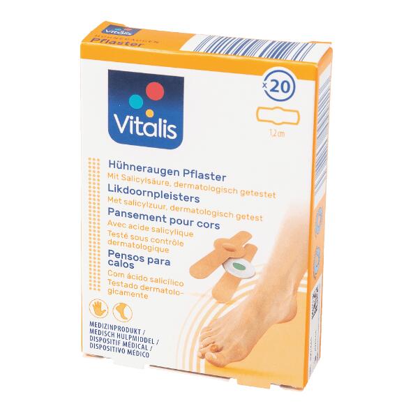 VITALIS(R) 				Hornhautpflaster oder Hühneraugenpflaster