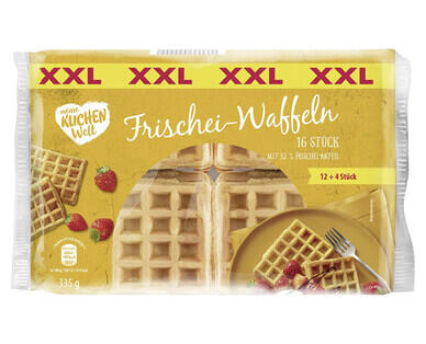 MEINE KUCHEN WELT 
 WAFFLE CON UOVA FRESCHE XXL