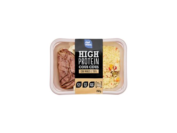 High Protein Cous cous with Beef and Tofu