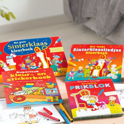 Sinterklaaskleurboek of -knutselboek
