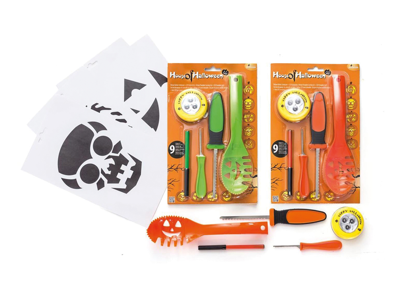 Pumpkin Carving Set with Light1