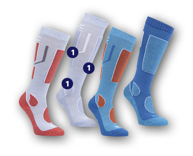 Chaussettes de ski pour enfants INOC