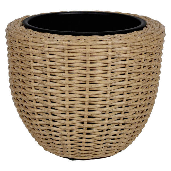 Belavi Brown Rattan Planter