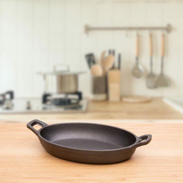 Mini støbejernspande