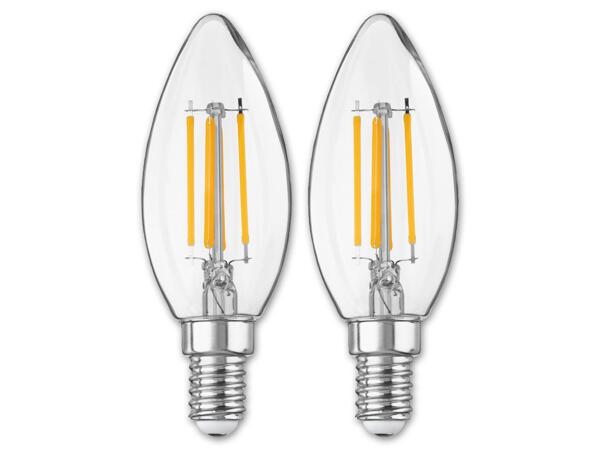 LED-Filament Leuchtmittel, 2 Stück